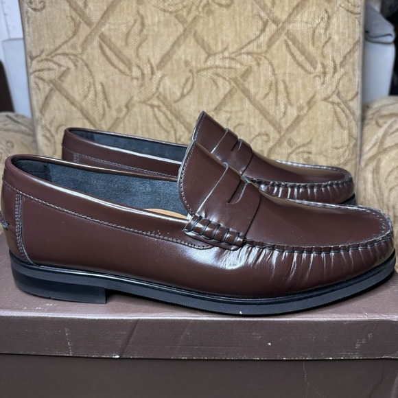 Florsheim Berkley Flex‎ Moc Toe Penny Loafer in Burgundy Size 12 3E Worn Once!